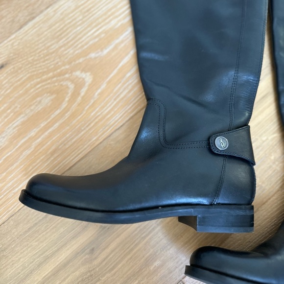 Women’s Sam Edelman Mikala Knee High Wide Calf Black riding boot - Picture 5 of 11